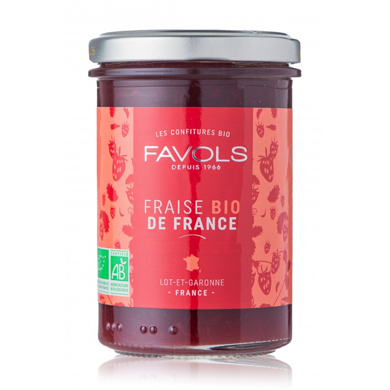 Confiture Bio Fraise de France